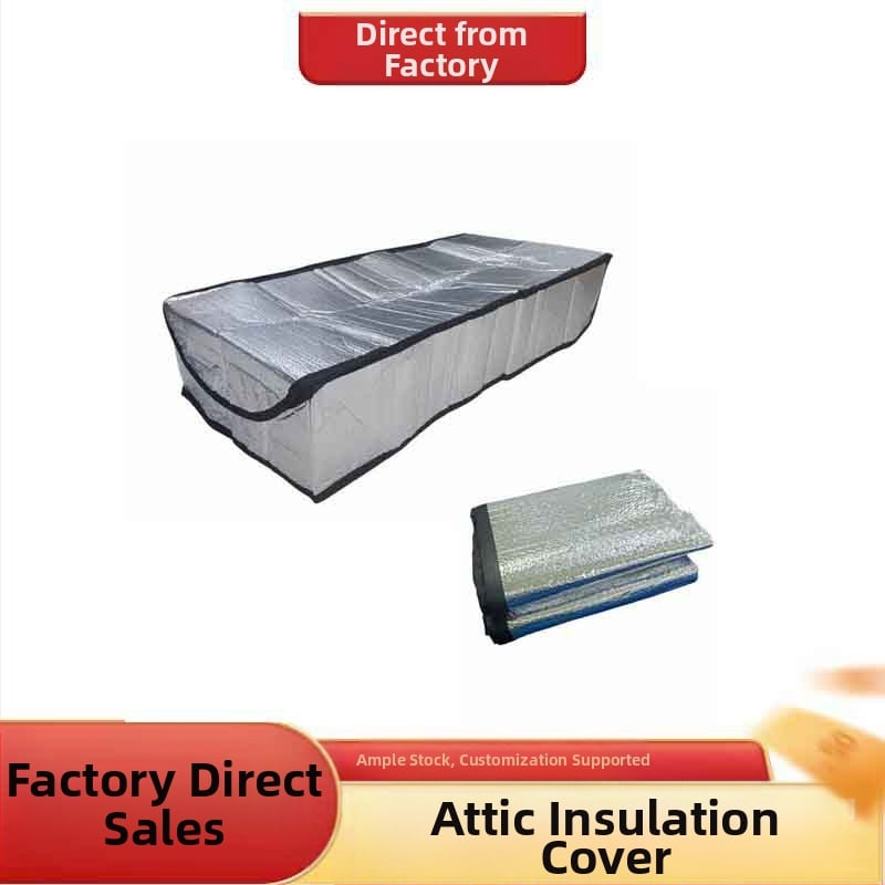 Palėpės laiptų izoliacijos danga, aliuminio folija, spalvoto plieno šerdies plokštė, burbuliškoji forma, šilumos laidumo koeficientas 0,03 W/mK, darbinė temperatūra -40°C iki 90°C