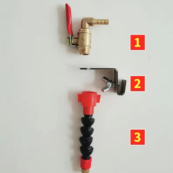 Σετ ακροφυσίων ψεκασμού για μηχανές κοπής πέτρας/μαρμάρου με προστατευτικό κάλυμμα σκόνης και συσκευή πλήρωσης νερού, ακροφύσιο ατμοποίησης - σύνολο εξαρτημάτων