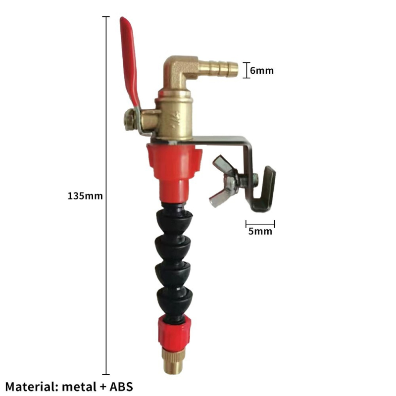 Σετ ακροφυσίων ψεκασμού για μηχανές κοπής πέτρας/μαρμάρου με προστατευτικό κάλυμμα σκόνης και συσκευή πλήρωσης νερού, ακροφύσιο ατμοποίησης - σύνολο εξαρτημάτων