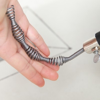 Rankinis plieno vielos vamzdžių valiklis – tinka tualetėms ir virtuvės vamzdžiams