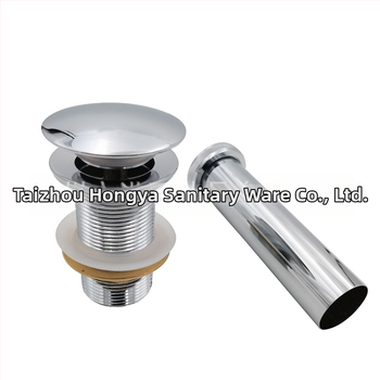 Νιπτήρας μπάνιου με υπερχείλιση και σιφόν, μοντέλο D-009, υλικό ανοξείδωτο ατσάλι και χαλκό, σχήμα γερμανικού στυλ