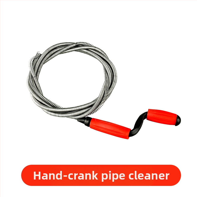 Jinyida Rankinis spiralinis vamzdžių valiklis – plieninės vielos, skirtas virtuvės, vonios ir tualeto vamzdžiams