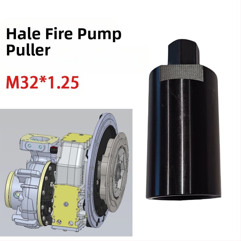NACHEE Ειδικός Τραβητήρας Για Αντλία Πυροσβεστικής Hale, Εσωτερική Βίδα M32×1.25, Χάλυβας Άνθρακα, Τυπικά Εξαρτήματα