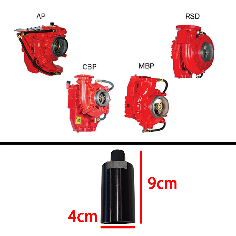 NACHEE Ειδικός Τραβητήρας Για Αντλία Πυροσβεστικής Hale, Εσωτερική Βίδα M32×1.25, Χάλυβας Άνθρακα, Τυπικά Εξαρτήματα