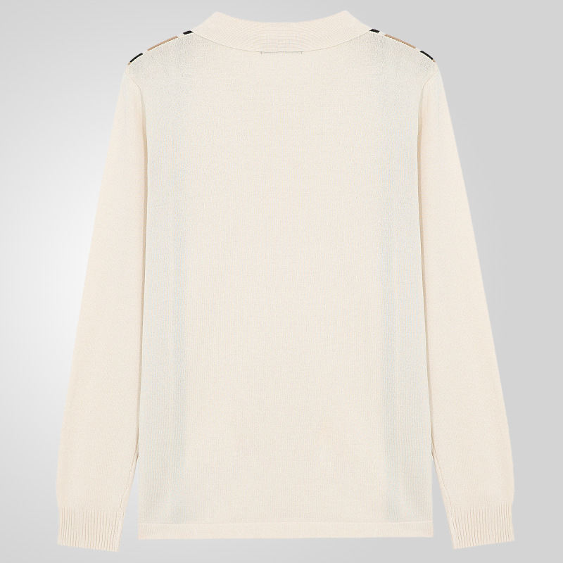 Vyrų polo marškiniai su ilgomis rankovėmis, dryžuotas raštas, plona medžiaga, viskozė