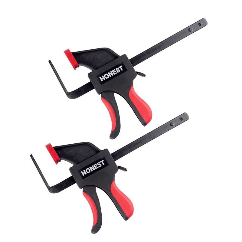 Track Saw Track Clamp universaliajam medienos apdirbimui, F formos fiksuojamasis spaustukas