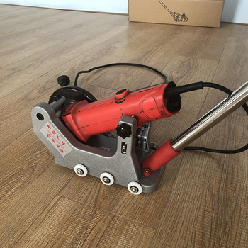 Ηλεκτρικό εργαλείο καθαρισμού αρμών πλακιδίων με αλουμινένιο βραχίονα για μετατροπή γωνιακού τροχού σε φορητό αυτοματοποιημένο εργαλείο καθαρισμού αρμών