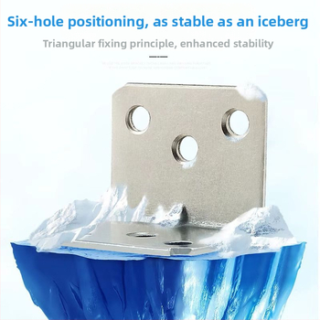 Στήριγμα γωνίας σε σχήμα L για έπιπλα, χάλυβας ψυχρής κύλισης, μάρκα Duoshijia, κατάλληλο για τραπέζια, καρέκλες και ντουλάπες, μοντέρνο μινιμαλιστικό στυλ