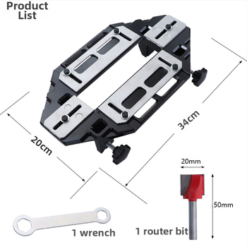 RUITOOL Ξύλινο slotter για μεντεσέ πόρτας με εντοπιστή, εργαλείο τοποθέτησης μεντεσών, χάλυβας υψηλής ταχύτητας
