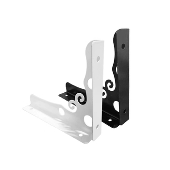 Τριγωνική μεταλλική βάση τοίχου για ράφια, μοντέλο 001, γαλβανισμένο φύλλο, μοντέρνο μινιμαλιστικό στυλ, βαμμένο