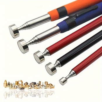 Φορητό μαγνητικό αναδιπλούμενο εργαλείο ανάκτησης με κλιπ για στυλό — ανοξείδωτος χάλυβας νικέλιο-χρώμιο, 55 g