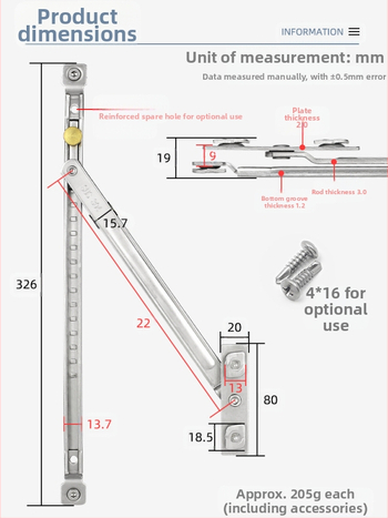Ανοξείδωτος μπαλκονιού σωλήνας για στέγνωμα ρούχων, χωρίς διάτρηση, με αντί-ανέμου ρύθμιση και ολισθαίνουσα στήριξη
