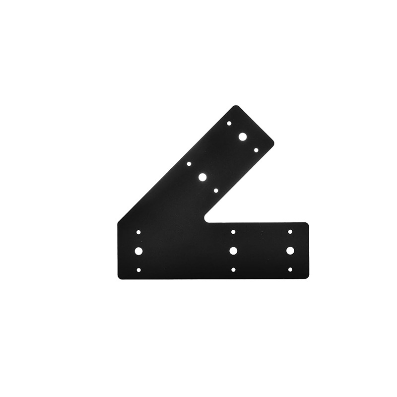Placă plată unghiulară, durabilă, 45°, conector metalic pentru cadre din lemn și structuri din truss