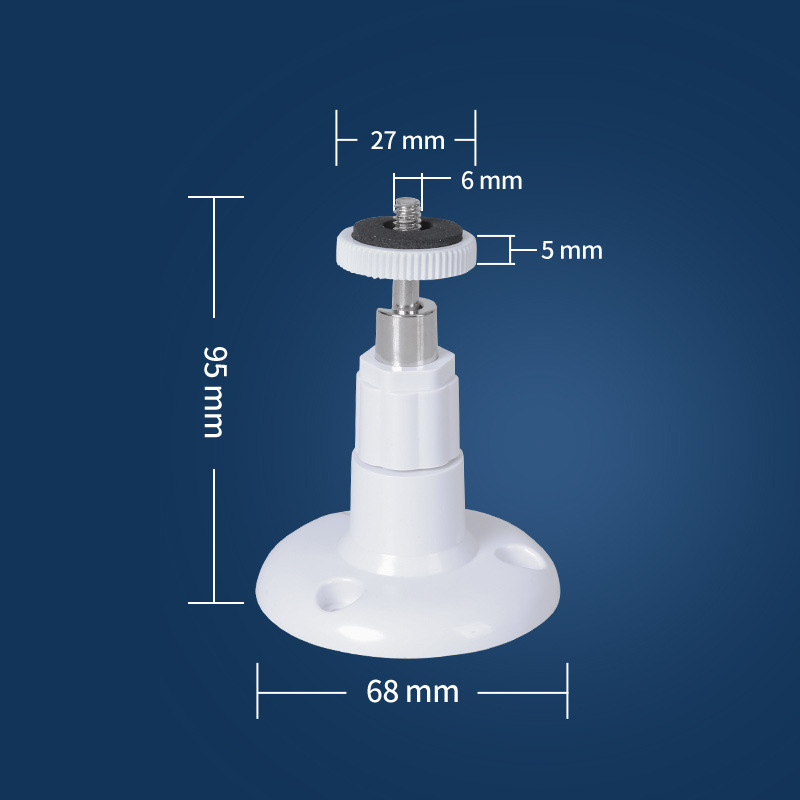 Βάση τοίχου για κάμερες επιτήρησης, πλαστικό, περιστροφή 360°, μοντέλο 206, εσωτερική/εξωτερική χρήση