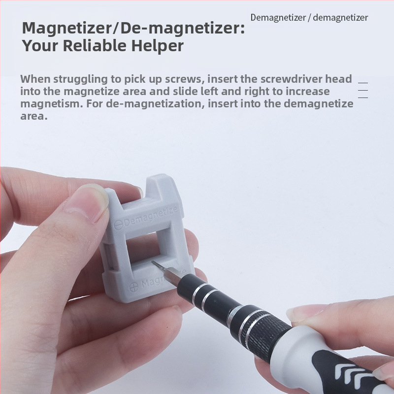 115-в-1 прецизен комплект отвертки за часовници, очила, телефони и компютри; магнитен инструмент от хром-ванадиева стомана, 475 г