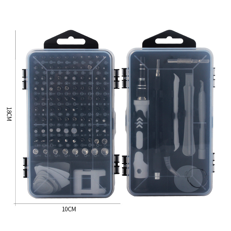 115-σε-1 ακριβές σετ κατσαβιδιών για ρολόγια, γυαλιά, κινητά και υπολογιστές; μαγνητικό εργαλείο από χρωμιοβανδιού χάλυβα, 475 g