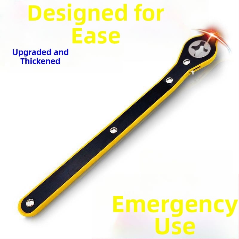 Κλειδί ροπής αυτοκινήτου με εκτεταμένο μοχλό, καθολικό ράτσετ, υψηλής περιεκτικότητας άνθρακα ατσάλι, ηλεκτροφορητική επίστρωση, βάρος 0.25 kg