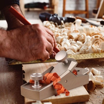 Ръчен планер за дървообработване, корпус от алуминиева сплав, европейски плосък стил, функция за оформяне на ръбове