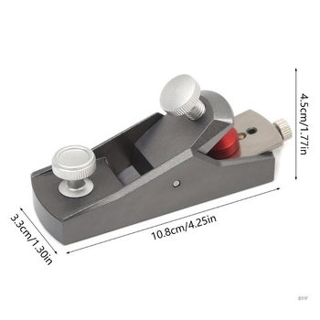 Ръчен планер за дървообработване, корпус от алуминиева сплав, европейски плосък стил, функция за оформяне на ръбове