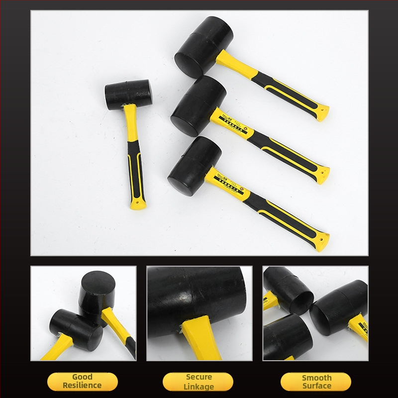 Gumené kladivo pre pokladku porcelánových dlaždíc, gumová hlava, proti rázu, značka Yingsheng