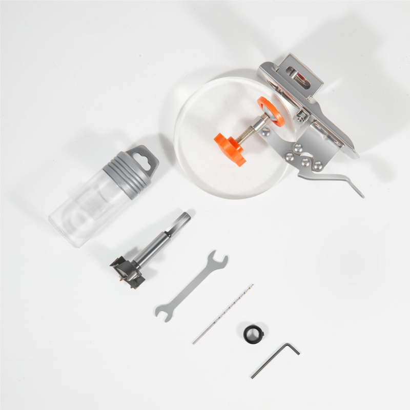 Nerūsējošā tērauda pantu pozicionēšanas caurduris ar ātru piespraušanu un ierobežojošu urbja