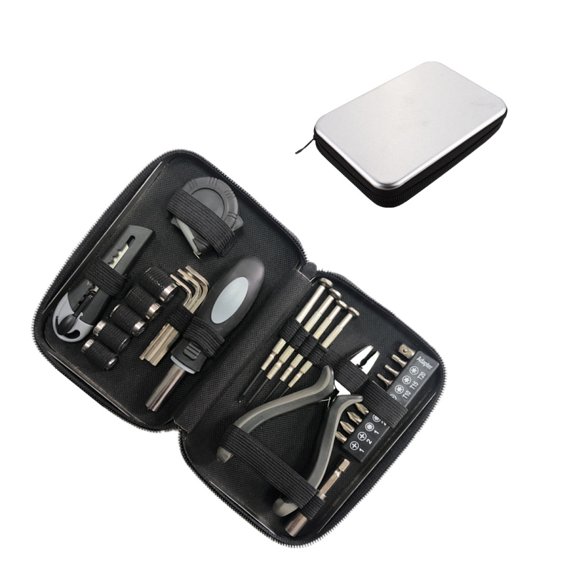 27 gabalu instrumentu komplekts no oglekļa tērauda tinkastē mājsaimniecībai