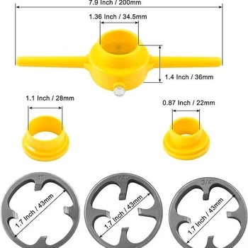 Εργαλείο χειροκίνητης κοχλίωσης PVC σωλήνων Bohui για σωλήνες ύδρευσης