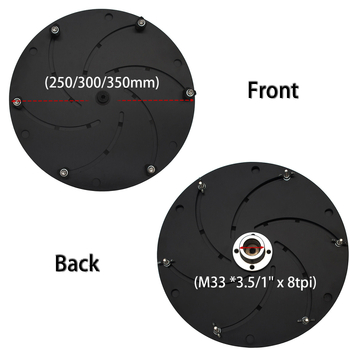 Αυτόκεντρικός σφιγκτήρας για ξυλουργικό τόρνο, M33x3.5, από κράμα αλουμινίου, κατάλληλος για κοίλο ξύλο, 1 σετ, Εθνικό Σύστημα