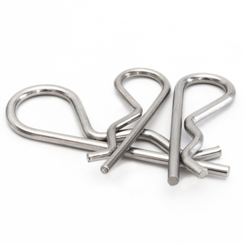 304 nerūdijančio plieno, B tipo cotter pin, R tipo banguotasis pin, Nacionalinis standartas, kietumas 4,8