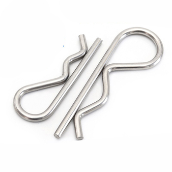 304 nerūdijančio plieno, B tipo cotter pin, R tipo banguotasis pin, Nacionalinis standartas, kietumas 4,8