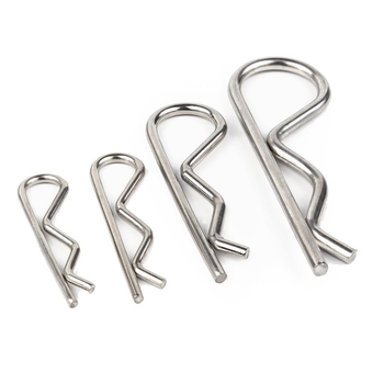 304 nerūdijančio plieno, B tipo cotter pin, R tipo banguotasis pin, Nacionalinis standartas, kietumas 4,8