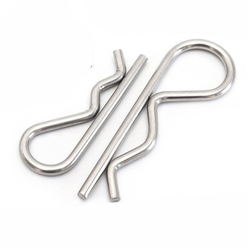 304 nerūdijančio plieno, B tipo cotter pin, R tipo banguotasis pin, Nacionalinis standartas, kietumas 4,8