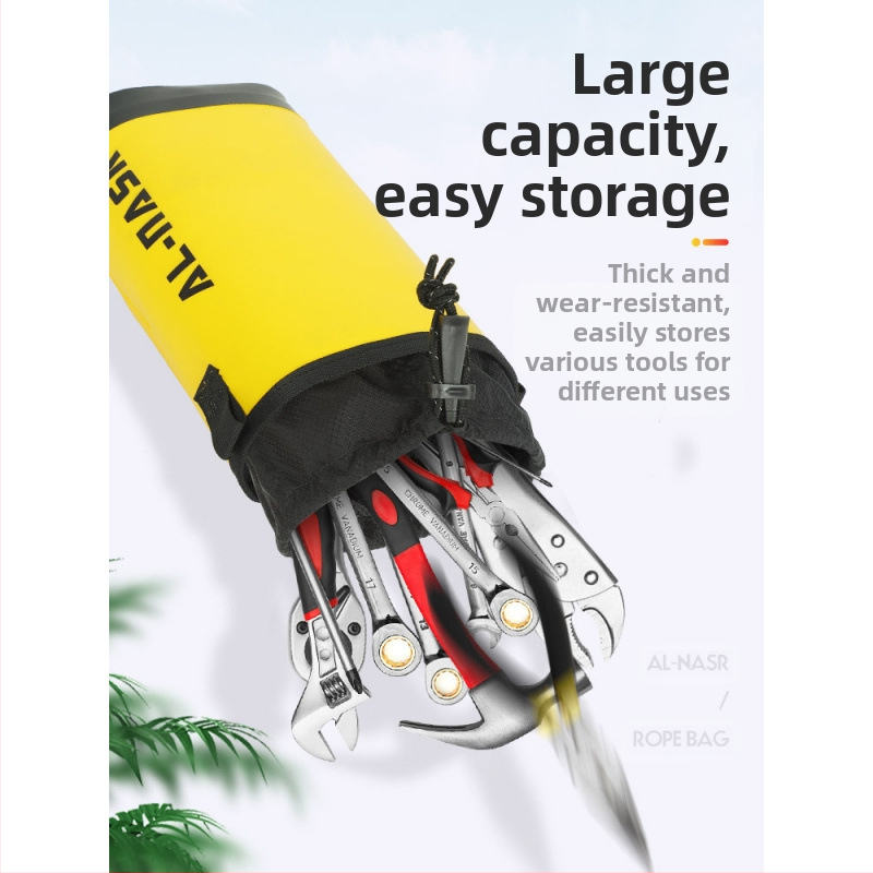 Vak na náradie pre prácu vo výškach – vodotesný, vhodný pre elektrikársku údržbu a záhradníctvo, s opaskovým vreckom a zavesovacím vreckom