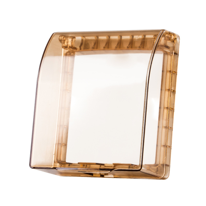 Πρίζα τύπου 86 με αδιάβροχο κάλυμμα για κουτί διακόπτη μπάνιου (με αυτοκόλλητη στερέωση, προστασία από πιτσιλίσματα, αυξημένο ύψος)