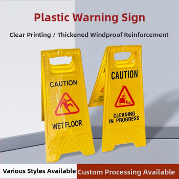 A-formos įspėjimo ženklas — pūtimo formavimas, atšvaitinė plėvelė klasė 1, 20 vnt./dėžė, serija: Įspėjimo ženklai