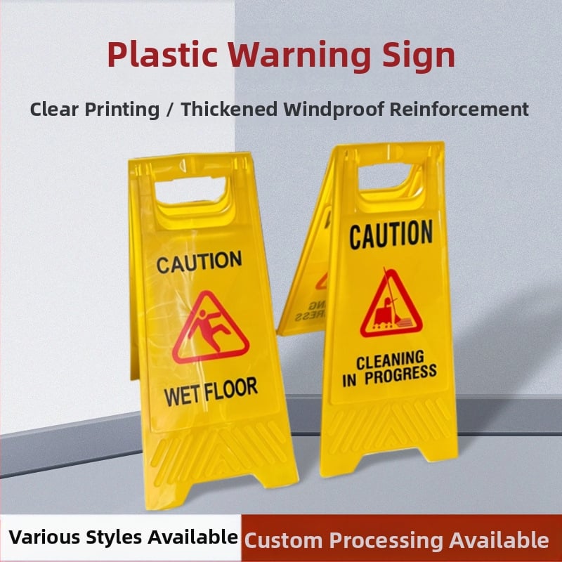 A-formos įspėjimo ženklas — pūtimo formavimas, atšvaitinė plėvelė klasė 1, 20 vnt./dėžė, serija: Įspėjimo ženklai