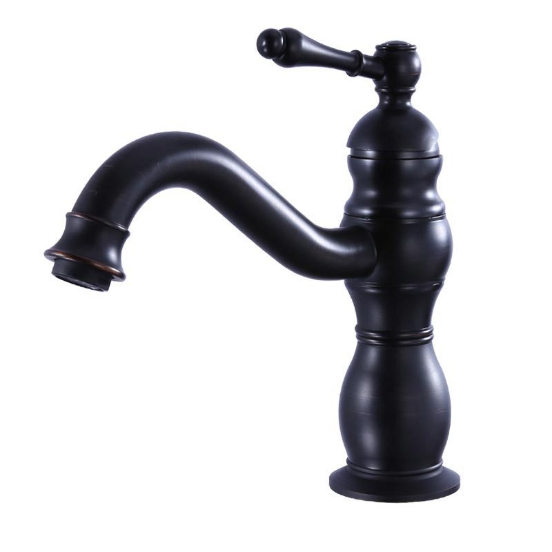 Europos senovinis bronzinis maišytuvas praustuvei, 360° pasukimas, karštas ir šaltas vanduo, varinis korpusas, keraminių vožtuvų plokštelė