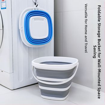 Kvadratna sklopiva plastična kanta za kućnu i putnu upotrebu — Materijal: 20213; Datum lansiranja: 20213; Bruto težina: 475