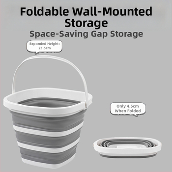 Kvadratna sklopiva plastična kanta za kućnu i putnu upotrebu — Materijal: 20213; Datum lansiranja: 20213; Bruto težina: 475