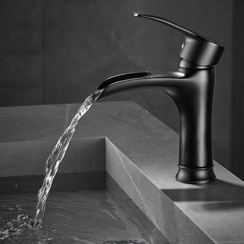 Praustuvo maišytuvas Waterfall modelis, varinis korpusas, keraminis kartridžo vožtuvas, vertikalus montavimas, maišymo maišytuvas