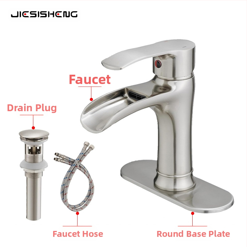 Praustuvo maišytuvas Waterfall modelis, varinis korpusas, keraminis kartridžo vožtuvas, vertikalus montavimas, maišymo maišytuvas