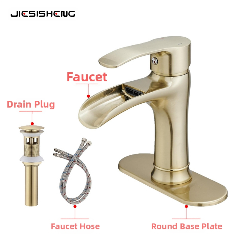 Praustuvo maišytuvas Waterfall modelis, varinis korpusas, keraminis kartridžo vožtuvas, vertikalus montavimas, maišymo maišytuvas