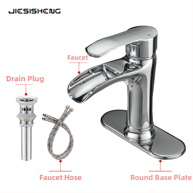 Praustuvo maišytuvas Waterfall modelis, varinis korpusas, keraminis kartridžo vožtuvas, vertikalus montavimas, maišymo maišytuvas