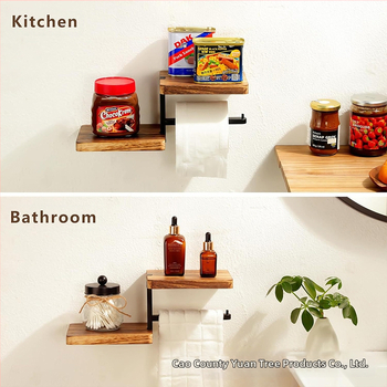 Επιτραπέζιος ράφι για χαρτοπετσέτες από ξύλο/μπαμπού, με τρία επίπεδα, πτυσσόμενος και μετακινούμενος, απλός μοντέρνος σχεδιασμός