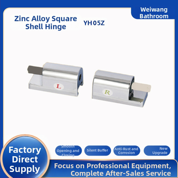 Panti za poklopac WC-a s mekanim zatvaranjem, od cinkovog legura, kvadratno kućište