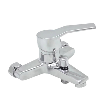 Įmontuojamas sieninės trišakės dušo maišytuvo su paslėptu maišytuvu, cinko lydinio korpusas, keramikinis vožtuvas, 0–90°C, 0,8 MPa