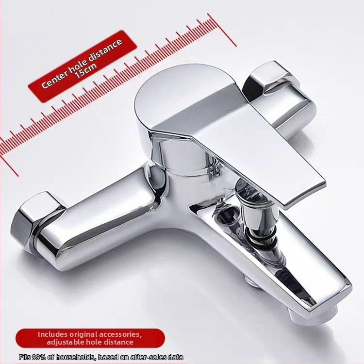 Вградено тройно душово кранче с скрит смесител, корпус от цинкова сплав, керамичен клапан, 0–90°C, 0,8 MPa