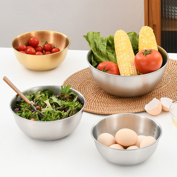 Μπολ από ανοξείδωτο ατσάλι σε κορεατικό στυλ, ουδέτερη εμφάνιση (Υλικό: ανοξείδωτο ατσάλι; Στυλ: ουδέτερο; Κυκλοφόρησε: 2024)