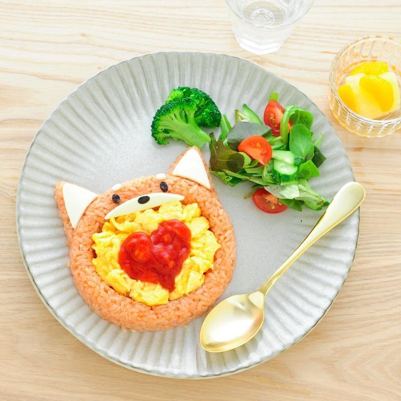 Set kalupa za rižine kuglice s mačjim licem – japanski stil, DIY obrok za djecu, plastičan.