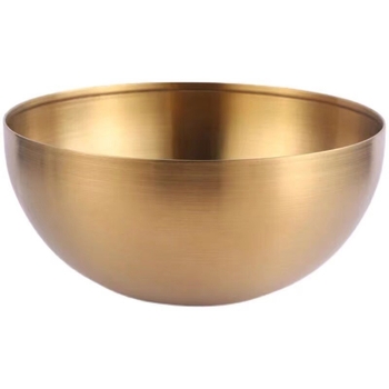 Apskritas 201 nerūdijančio plieno dubuo makaronams, ryžiams ir salotoms; mikrobangų krosnelė tinkama; logotipo spausdinimas įmanomas; pritaikoma.